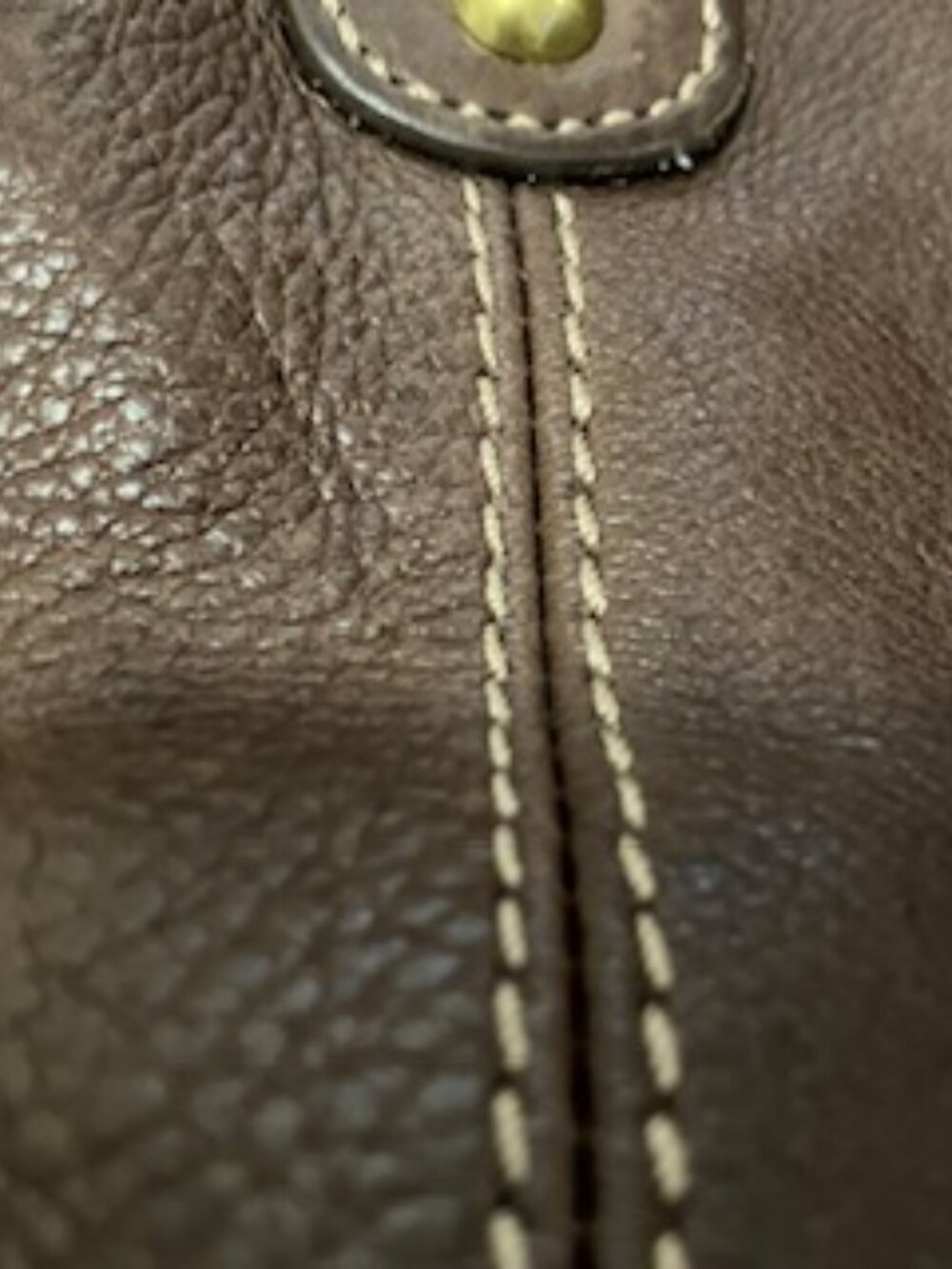 Vintage Fossil Leather Bag with Braided Leather Straps - Picture 5 of 14